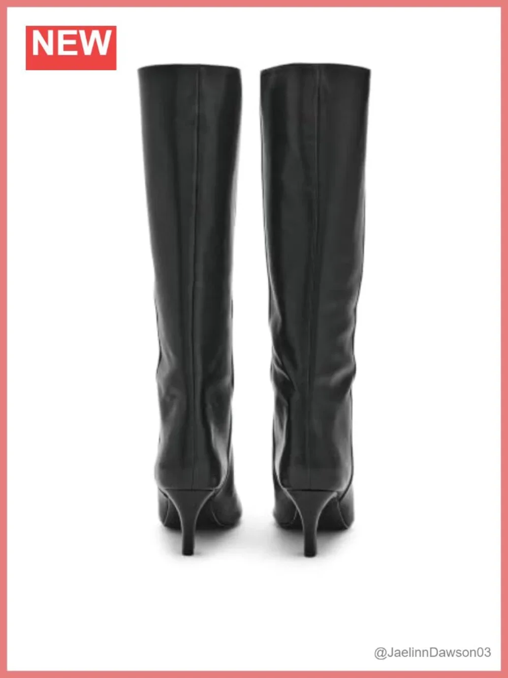 Leather Over-the-Knee Boots Mid-Heel Pull-On Pointed Toe Suede